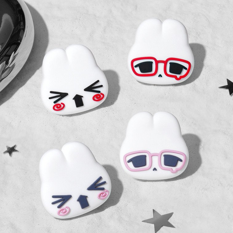 GEEKSHARE NS2 Switch 2 Joystick Thumb Grip Caps Silicone Cover Cute Rabbit Anti-Slip Controller Accessories Game Console - Image 4