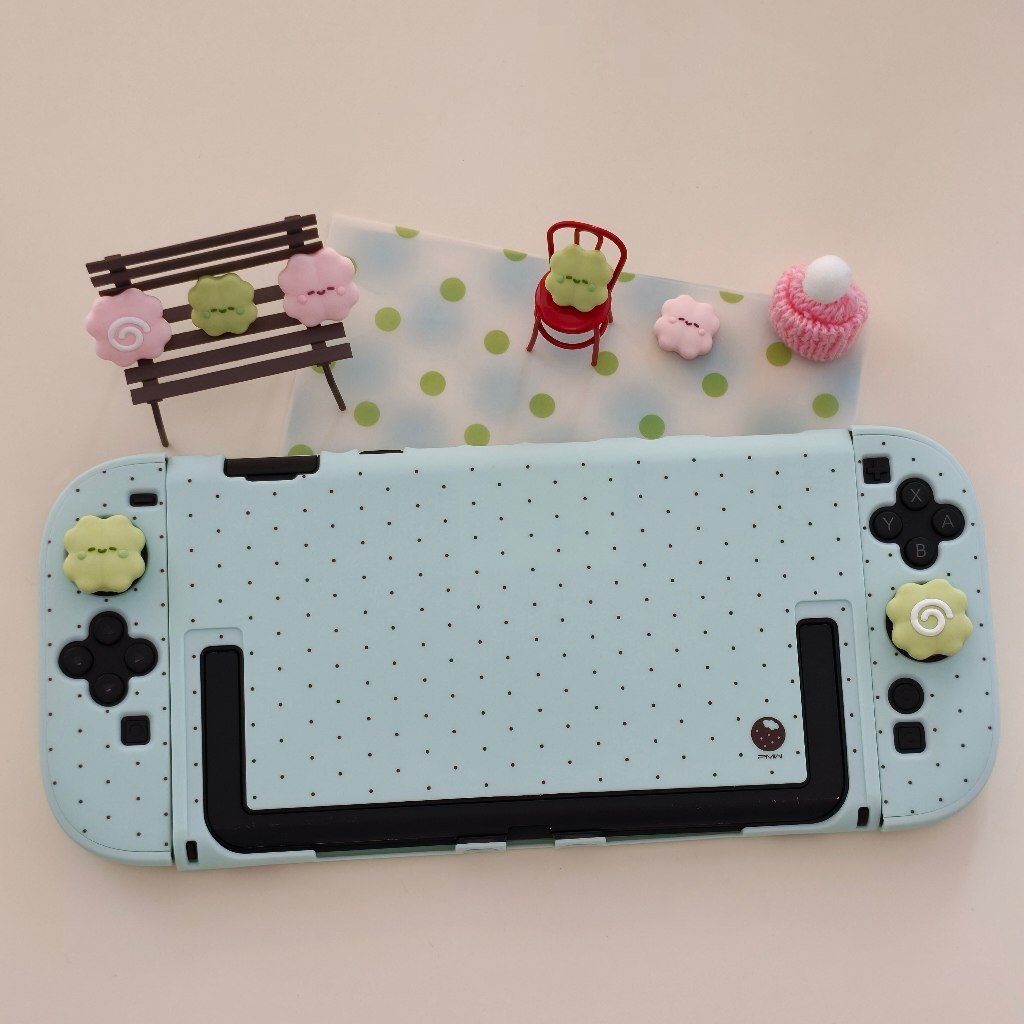 Switch Clover Joystick Cap OLED/Lite/PS5/Xbox Pink Green Lucky Clover Thumb Grip Cover - Image 5