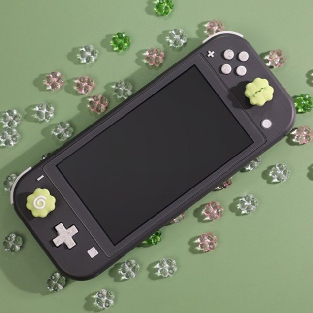 Switch Clover Joystick Cap OLED/Lite/PS5/Xbox Pink Green Lucky Clover Thumb Grip Cover - Image 8
