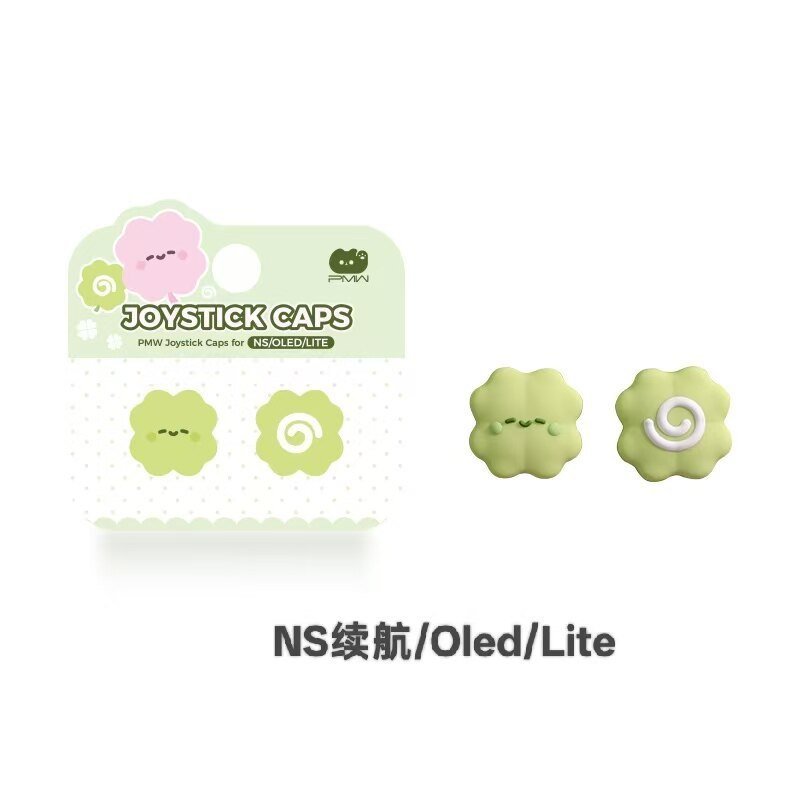 Switch Clover Joystick Cap OLED/Lite/PS5/Xbox Pink Green Lucky Clover Thumb Grip Cover - Image 10