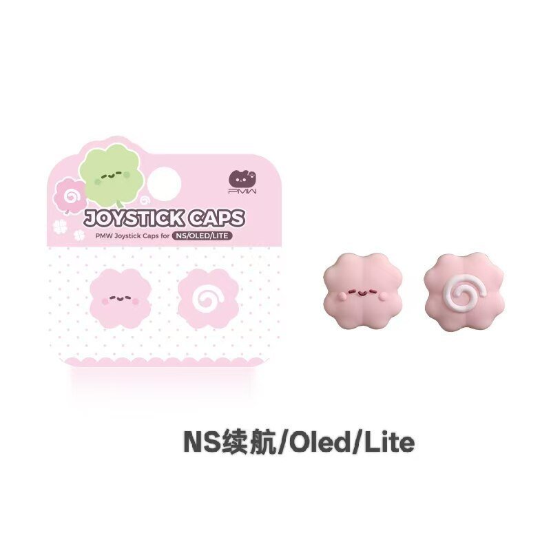 Switch Clover Joystick Cap OLED/Lite/PS5/Xbox Pink Green Lucky Clover Thumb Grip Cover - Image 9