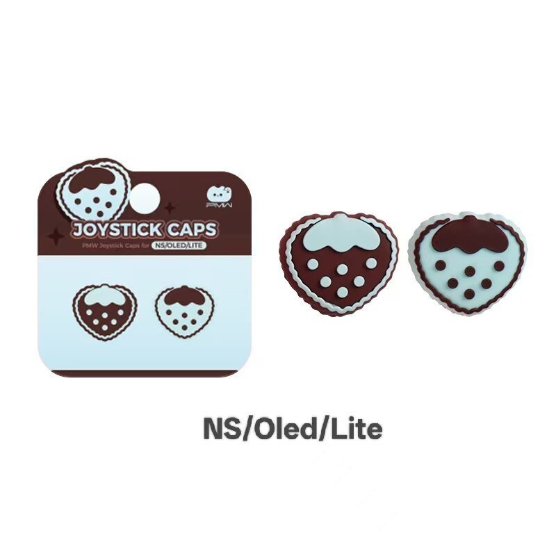 Nintendo Switch Strawberry Grass Joystick Caps for NS2/NS/OLED/Lite 2pcs Cute Mint Chocolate Thumb Grip Caps - Image 10