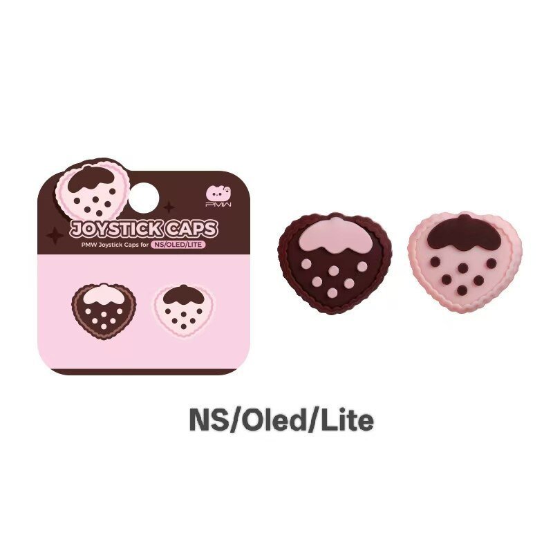Nintendo Switch Strawberry Grass Joystick Caps for NS2/NS/OLED/Lite 2pcs Cute Mint Chocolate Thumb Grip Caps - Image 11