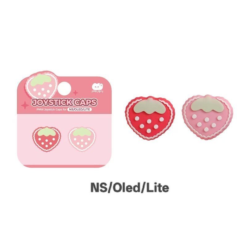 Nintendo Switch Strawberry Grass Joystick Caps for NS2/NS/OLED/Lite 2pcs Cute Mint Chocolate Thumb Grip Caps - Image 12
