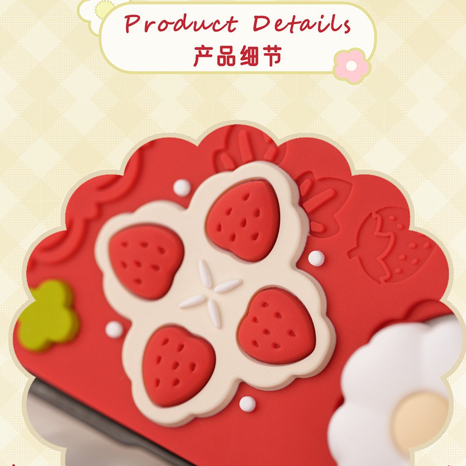 GeekShare Strawberry Protective Case for Nintendo Switch NS2/NS/OLED/Lite Slim Cover Silicone Grip Cover - Image 4