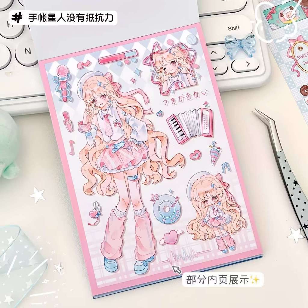 <Fallen Angel> Kawaii Anime Sticker Pack DIY Scrapbooking for Diary Planner Journal Phone Case - Image 2