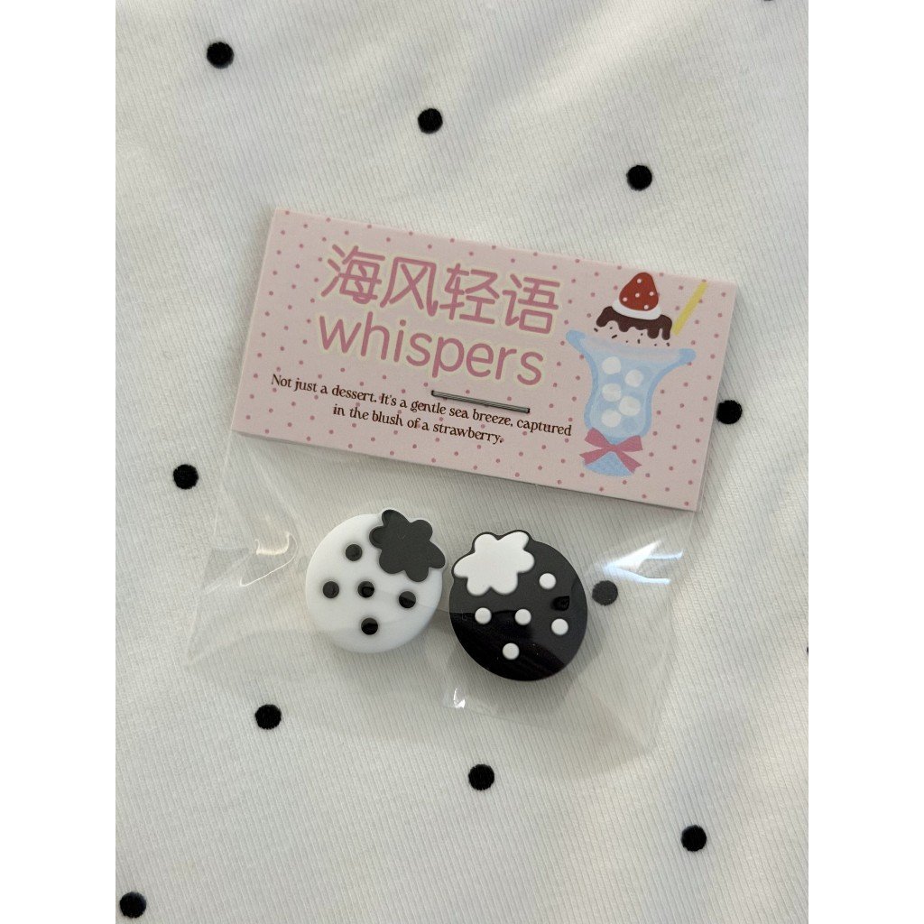 Kawaii Strawberry Silicone Thumb Grip Caps 2PCS / 4PCS Anti-Slip Joystick Cover for Nintendo Switch - Image 4