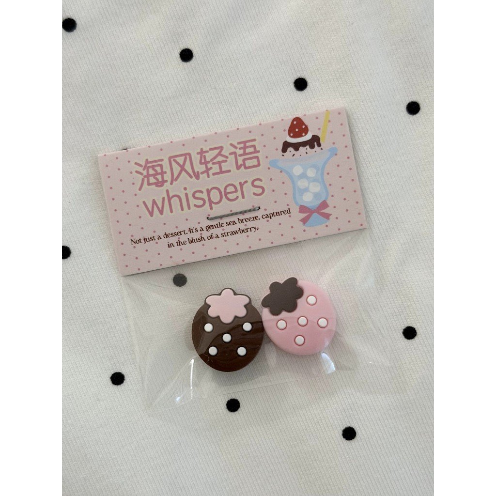Kawaii Strawberry Silicone Thumb Grip Caps 2PCS / 4PCS Anti-Slip Joystick Cover for Nintendo Switch - Image 5