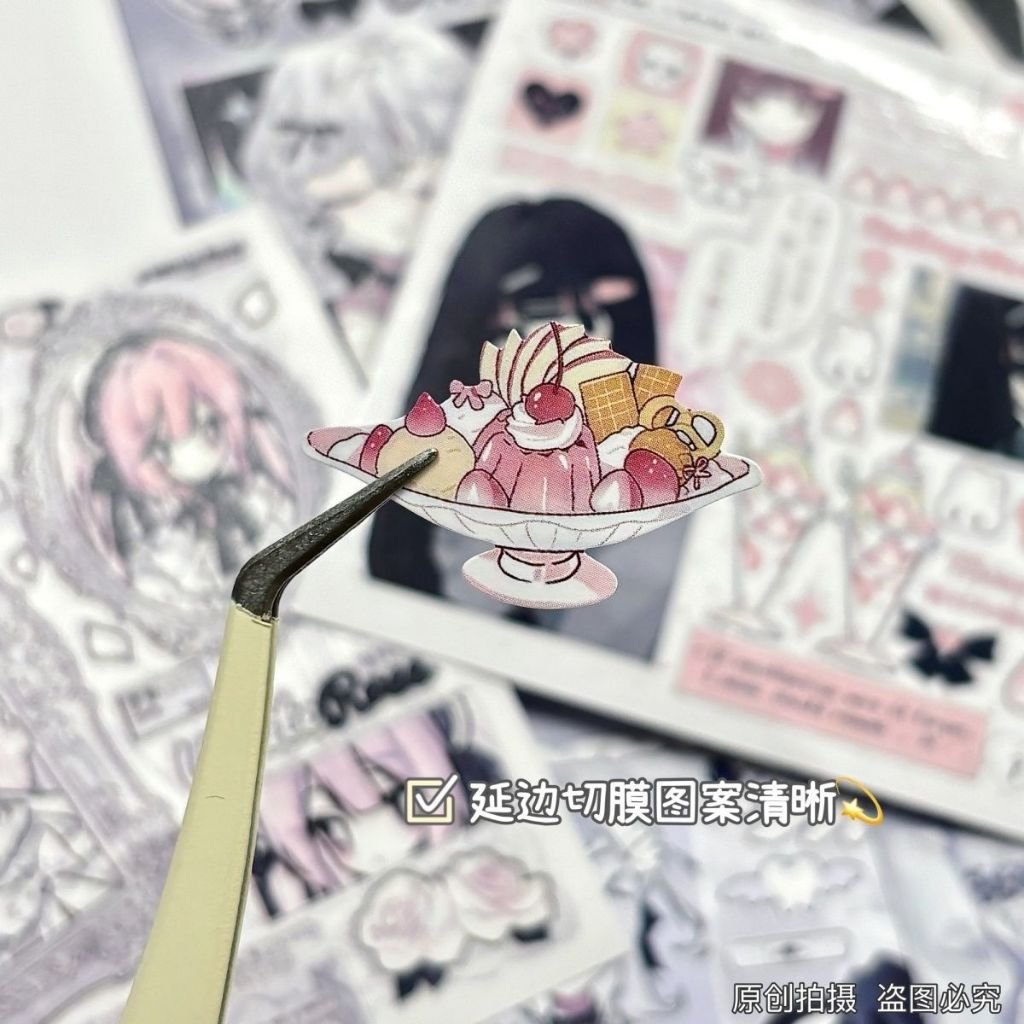 Kawaii Cute Sticker Book DIY Decorative Stickers Japanese Aesthetic for Journal Planner Scrapbook - Image 5