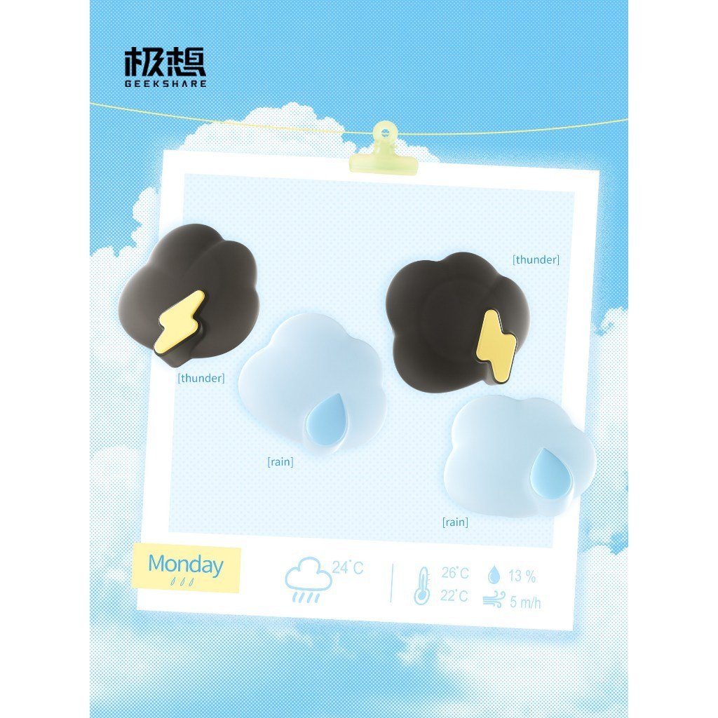 4PCS Silicone Cloud Thumb Grips NS2 / Switch OLED / Lite Silicone Joystick Covers Cute Anti Slip