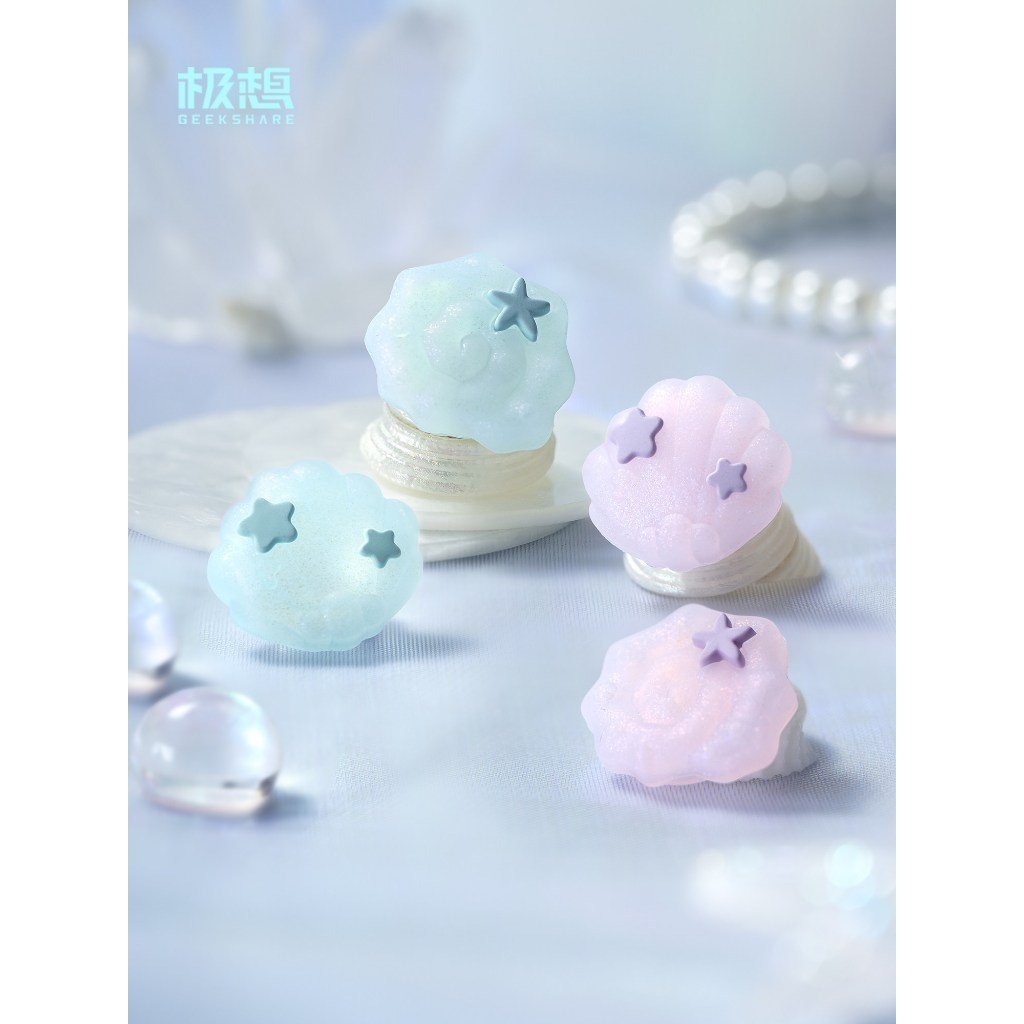 Pearl Shell Summer Thumb Grips Cute Joystick Cover Anti-Slip Silicone Joystick Cover