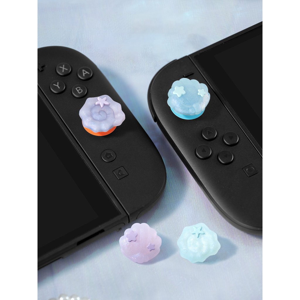 Pearl Shell Summer Thumb Grips Cute Joystick Cover Anti-Slip Silicone Joystick Cover - Image 2