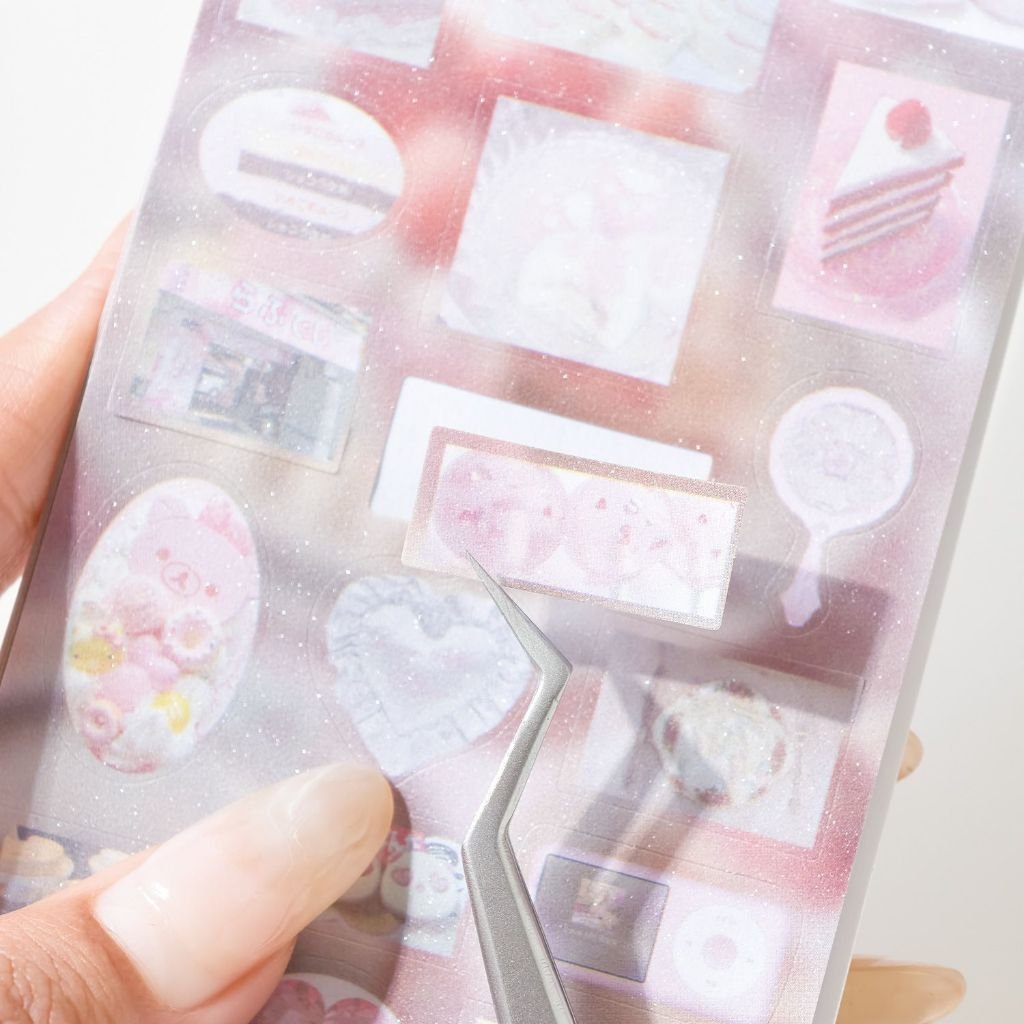 Little Deco Vanilla Souvenir Series Sticker Book Vintage Food Theme Cut Film Stickers for Journal DIY - Image 4
