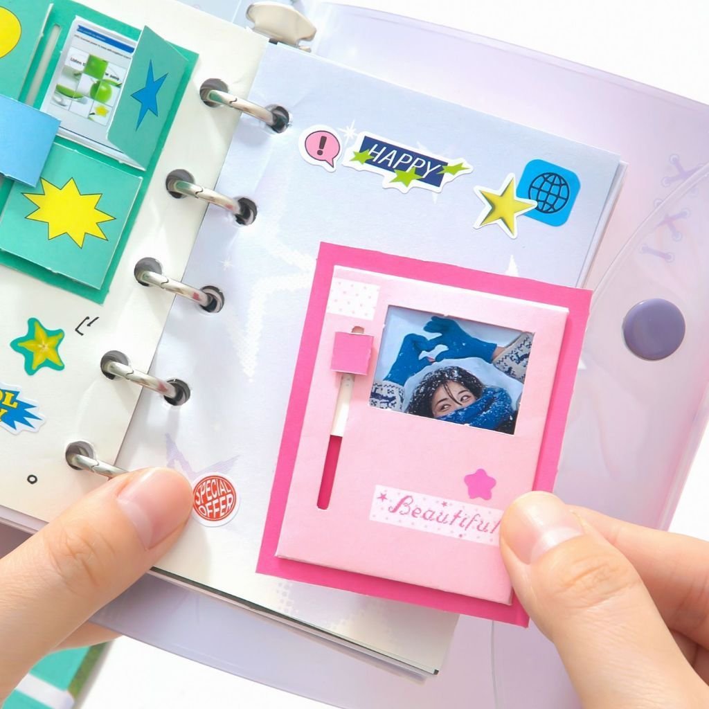 Interactive Journal Elements DIY Interactive Pop-Up Card Mechanism Craft Supplies for Scrapbook & Journal - Image 5