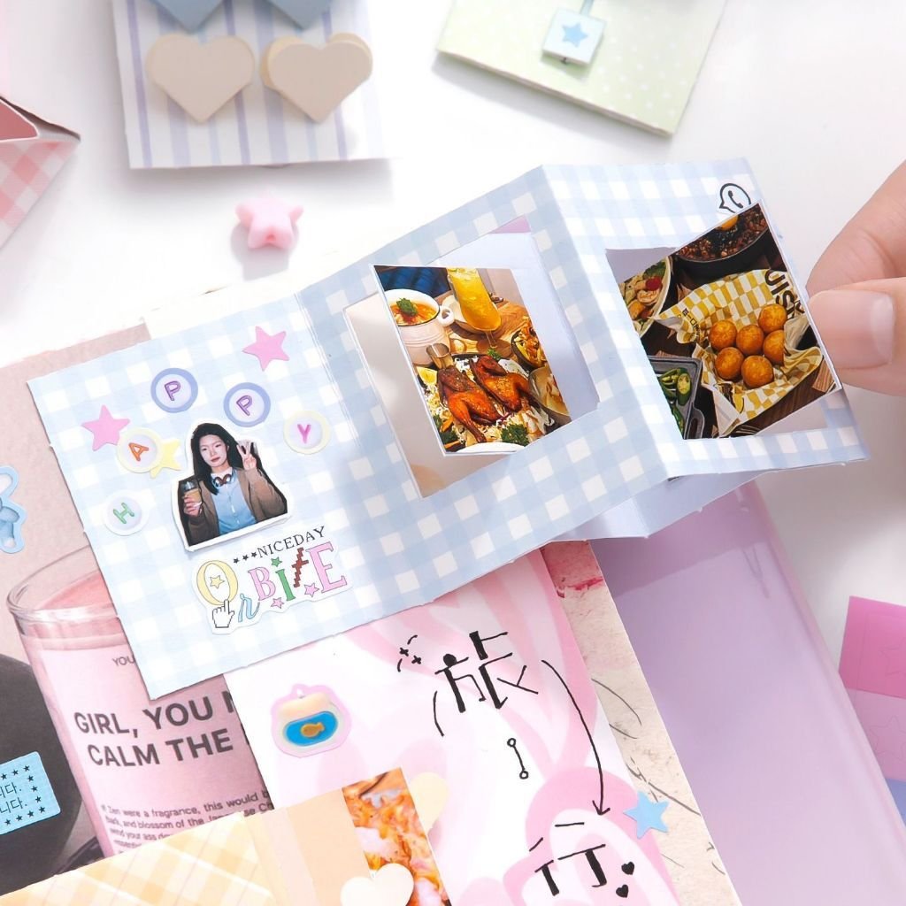 Interactive Journal Elements DIY Interactive Pop-Up Card Mechanism Craft Supplies for Scrapbook & Journal - Image 8