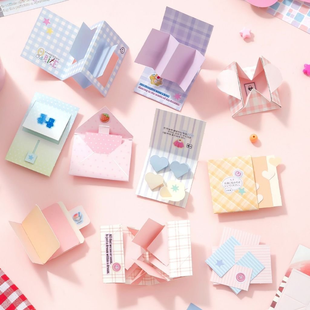 Interactive Journal Elements DIY Interactive Pop-Up Card Mechanism Craft Supplies for Scrapbook & Journal - Image 9