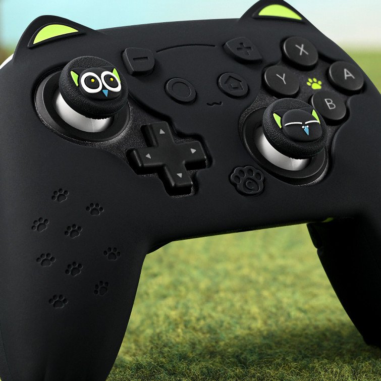 Geekshare Official Luo Xiaohei Collaboration Silicone Protective Case for Nintendo Switch 2 Pro Controller Full Coverage - Image 4