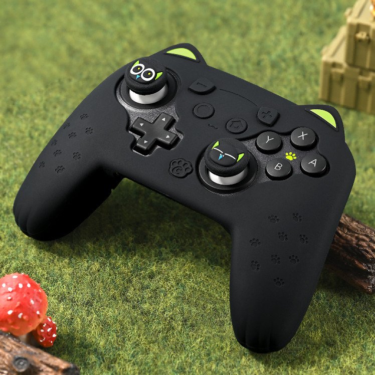 Geekshare Official Luo Xiaohei Collaboration Silicone Protective Case for Nintendo Switch 2 Pro Controller Full Coverage - Image 5