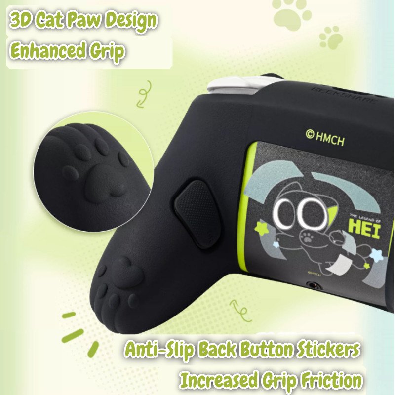 Geekshare Official Luo Xiaohei Collaboration Silicone Protective Case for Nintendo Switch 2 Pro Controller Full Coverage - Image 8