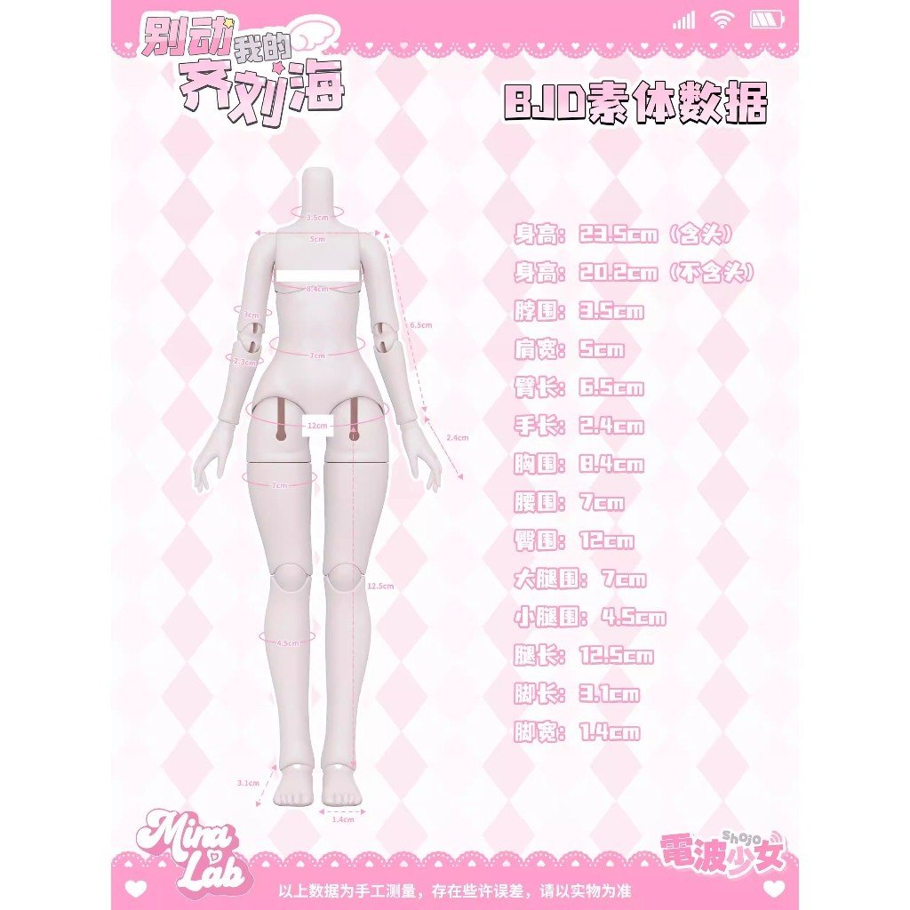 Don't Touch My Full Bangs BJD Blind Box Special Six Planting Hair Articulated Doll Collectible Figure Girl Gifts - Image 6