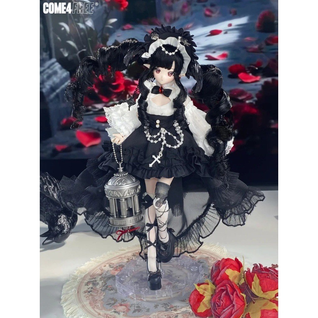 COME4FREE Minty 4th Series Feather Mist Poetry Special 6 BJD Blind Box | Rooted Hair Movable Doll Collectible Figure Desk Ornament - Image 5