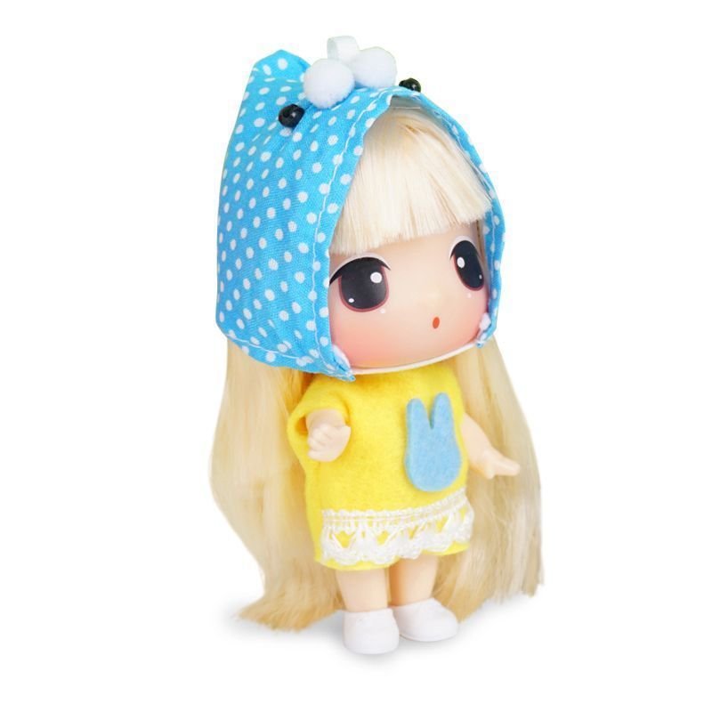 MINISO DDung Doll Confused Doll Japanese Retro Cute Plush Keychain, Birthday Gift for Girls - Image 7