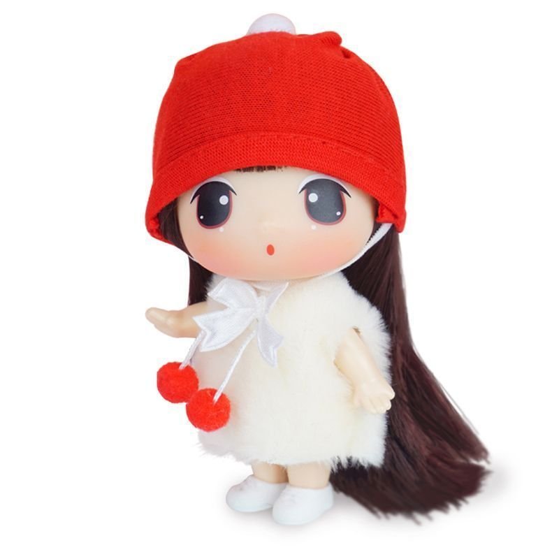 MINISO DDung Doll Confused Doll Japanese Retro Cute Plush Keychain, Birthday Gift for Girls - Image 5