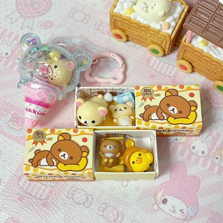 Rilakkuma Candy Box Series Blind Box Authentic Cute Cartoon Collectible Toy, Creative Gift for Friends - Image 2