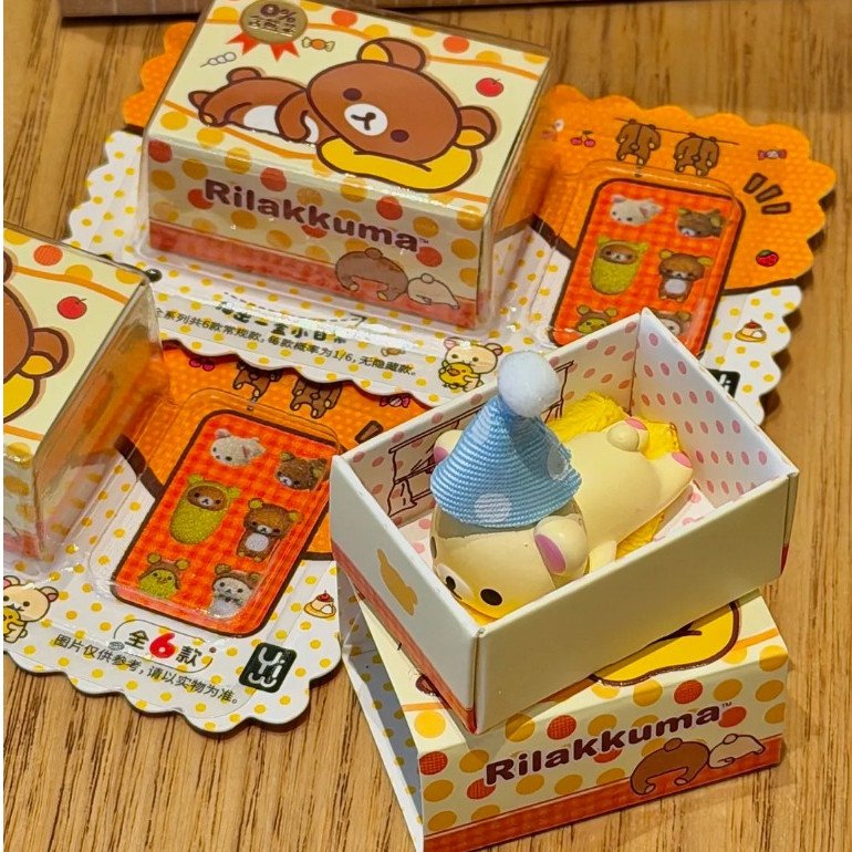 Rilakkuma Candy Box Series Blind Box Authentic Cute Cartoon Collectible Toy, Creative Gift for Friends - Image 3