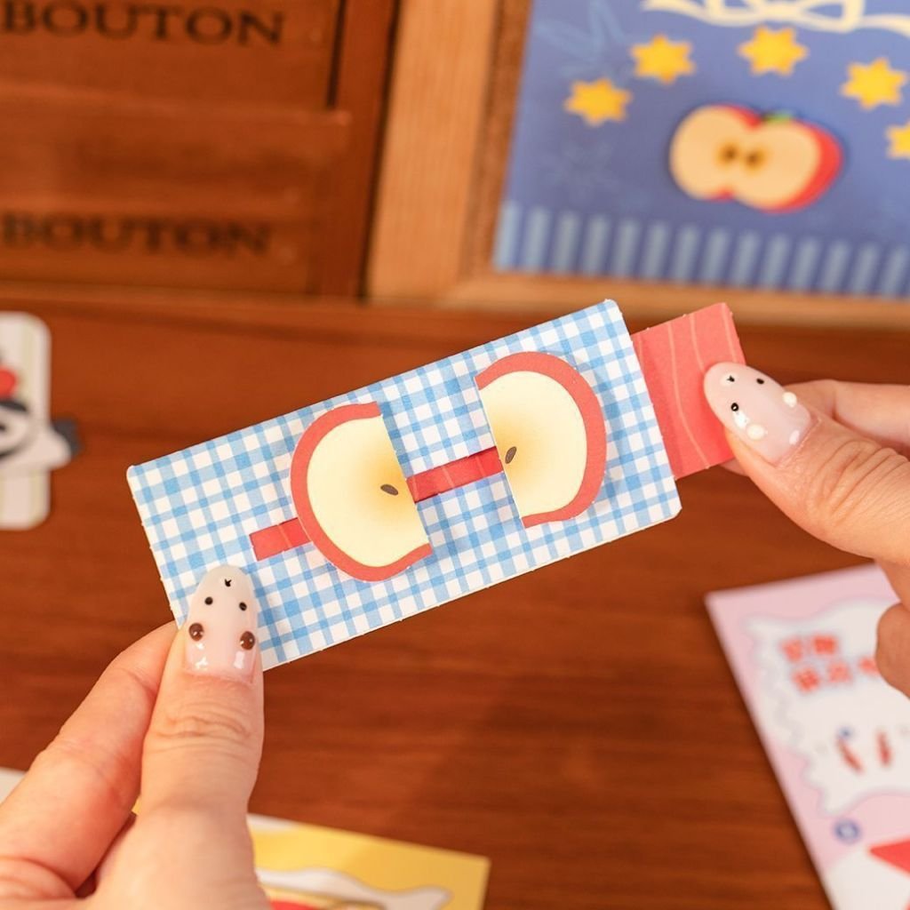 Apple DIY Paper Craft Book Interactive Mechanism Collection Vintage 3D Pop Up Book No Cutting Origami Scrapbook Decoration Creative Gift - Image 4