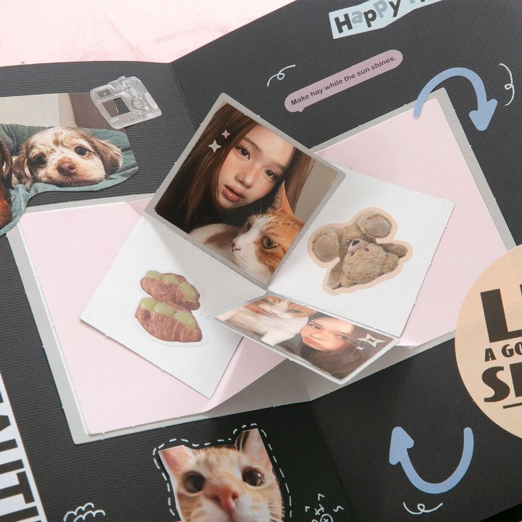 DIY Paper Mechanism Craft Kit No Cutting Required Educational Toy for Kids Students Journal Scrapbook Decoration Supplies - Image 5