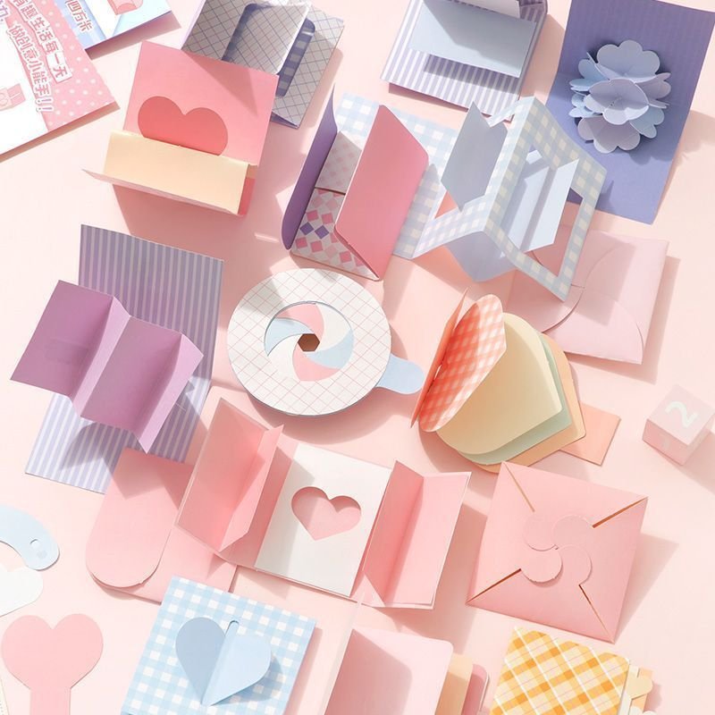 DIY Paper Mechanism Craft Kit No Cutting Required Educational Toy for Kids Students Journal Scrapbook Decoration Supplies - Image 3