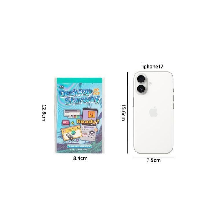 Y2K Retro Pop Sticker Book Memo Stickers Vintage Series DIY Journaling Scrapbook Stationery for Students - Image 9