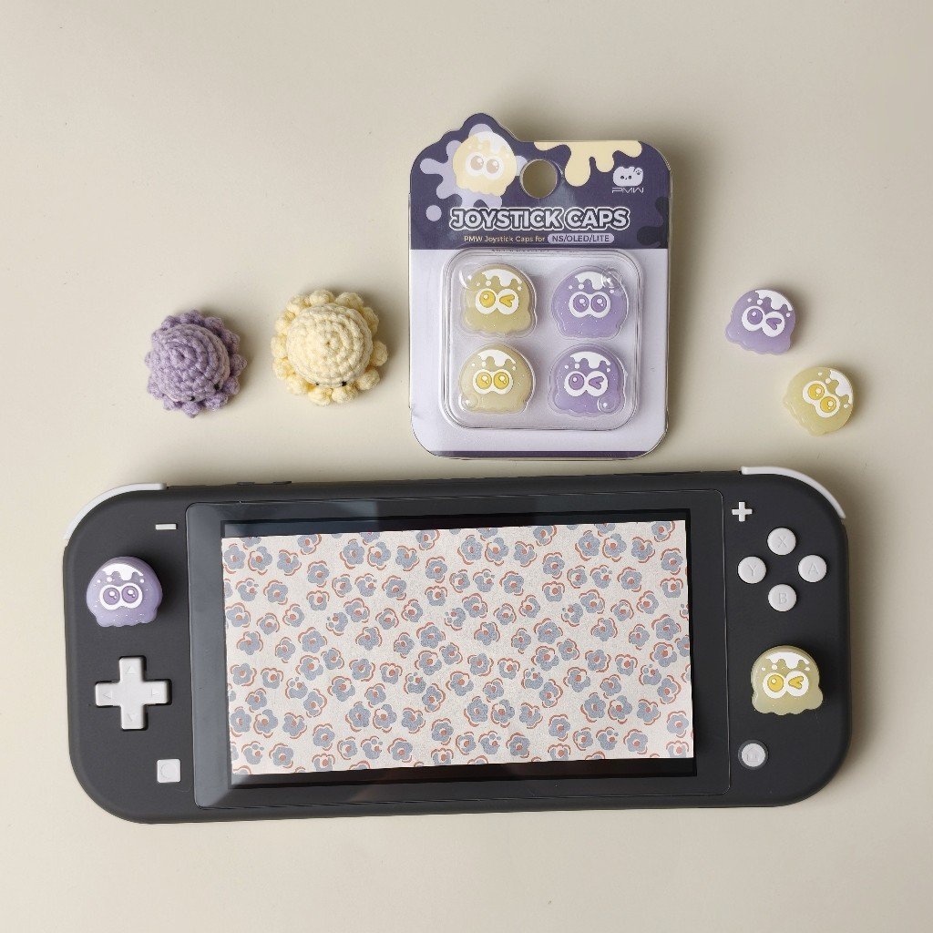 For NS2 & NS1 Splatoon Octopus Thumb Grips Transparent Joystick Caps 4pcs Anti-Slip Improved Control - Image 4