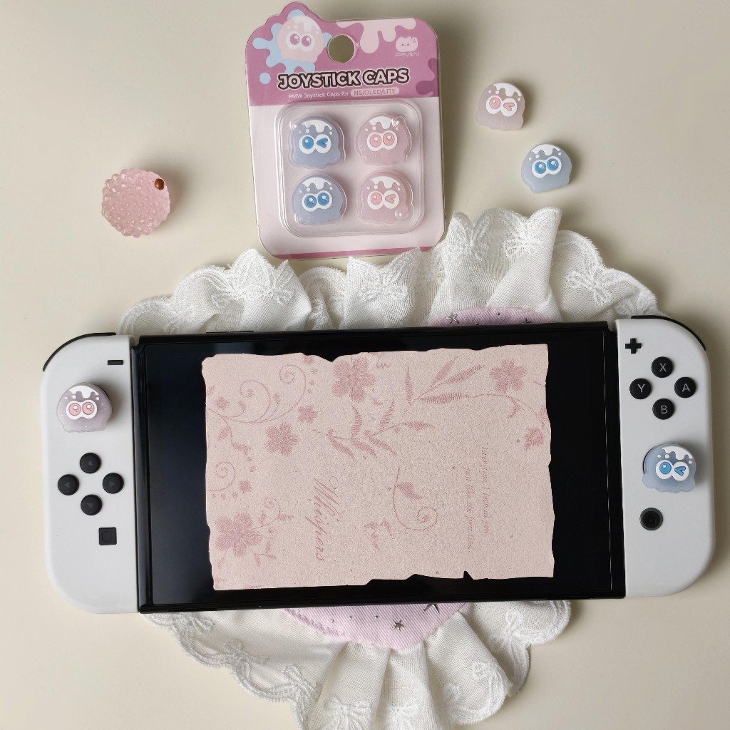 For NS2 & NS1 Splatoon Octopus Thumb Grips Transparent Joystick Caps 4pcs Anti-Slip Improved Control - Image 5