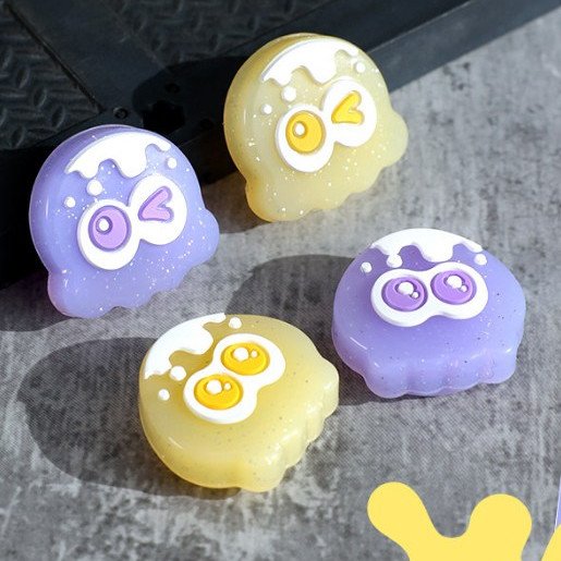 For NS2 & NS1 Splatoon Octopus Thumb Grips Transparent Joystick Caps 4pcs Anti-Slip Improved Control - Image 7