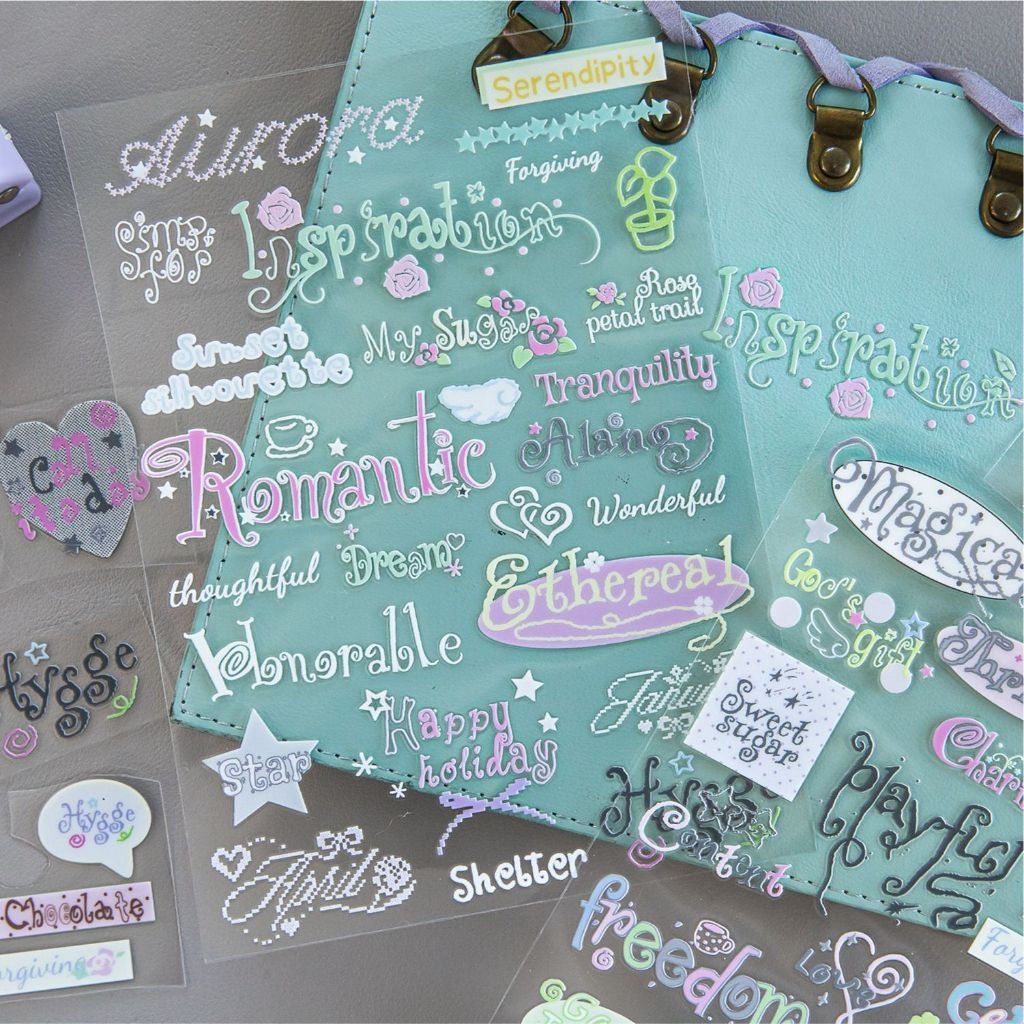 【Heartfelt Transfer】Crystal Transfer Decorative Stickers Aesthetic 3D Lace Art Stickers - Image 7