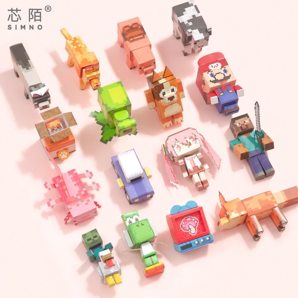 TikTok Cat Meme Desktop Paper Figures 3D Pop-Up Book Kids Creative Educational Immersive Stress Relief DIY Quiet Book Fun Origami Book - Image 2
