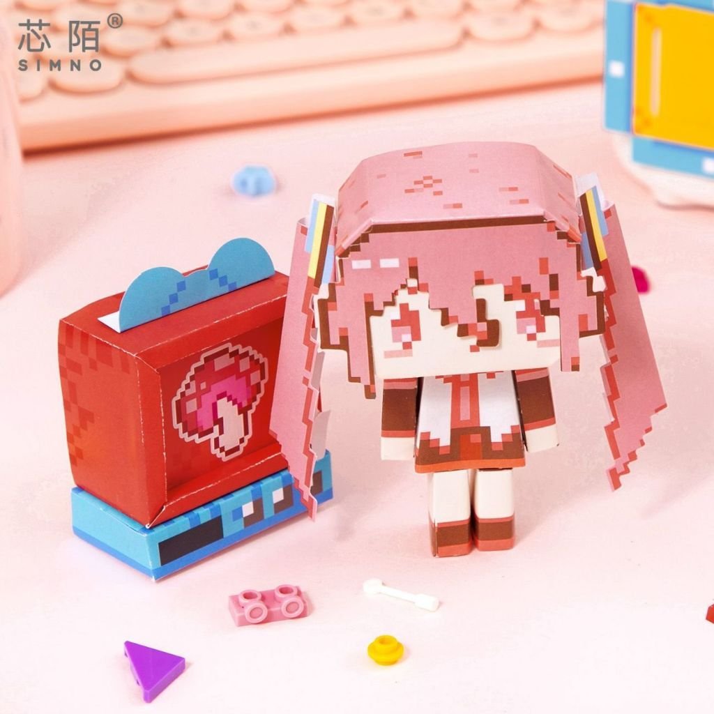 TikTok Cat Meme Desktop Paper Figures 3D Pop-Up Book Kids Creative Educational Immersive Stress Relief DIY Quiet Book Fun Origami Book - Image 3