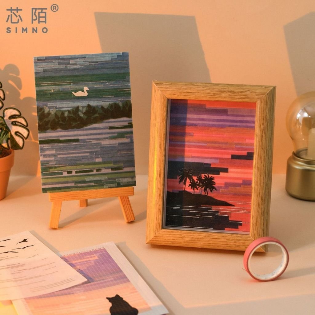 Memory Journey Post Office Pull-Strip Washi Tape Scenic Journal Supplies DIY Collage Materials Creative Stickers - Image 3