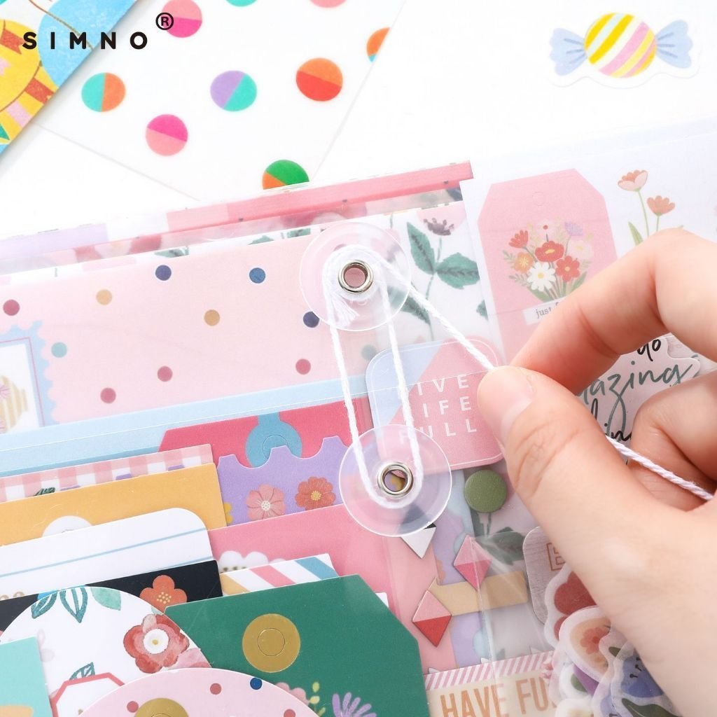 Birthday Party Craft Kit Cute Korean Style Instagram Journal Sticker Decoration Set - Image 3