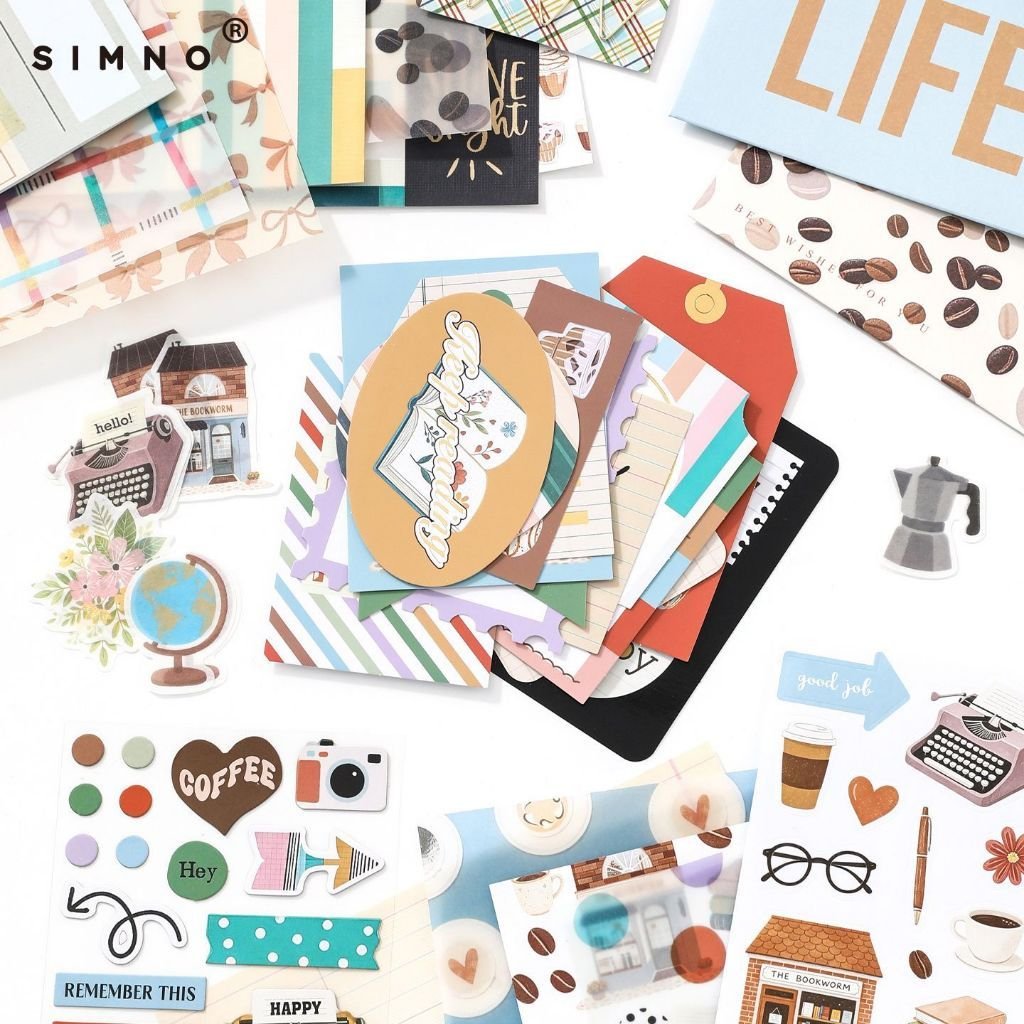 Birthday Party Craft Kit Cute Korean Style Instagram Journal Sticker Decoration Set - Image 9