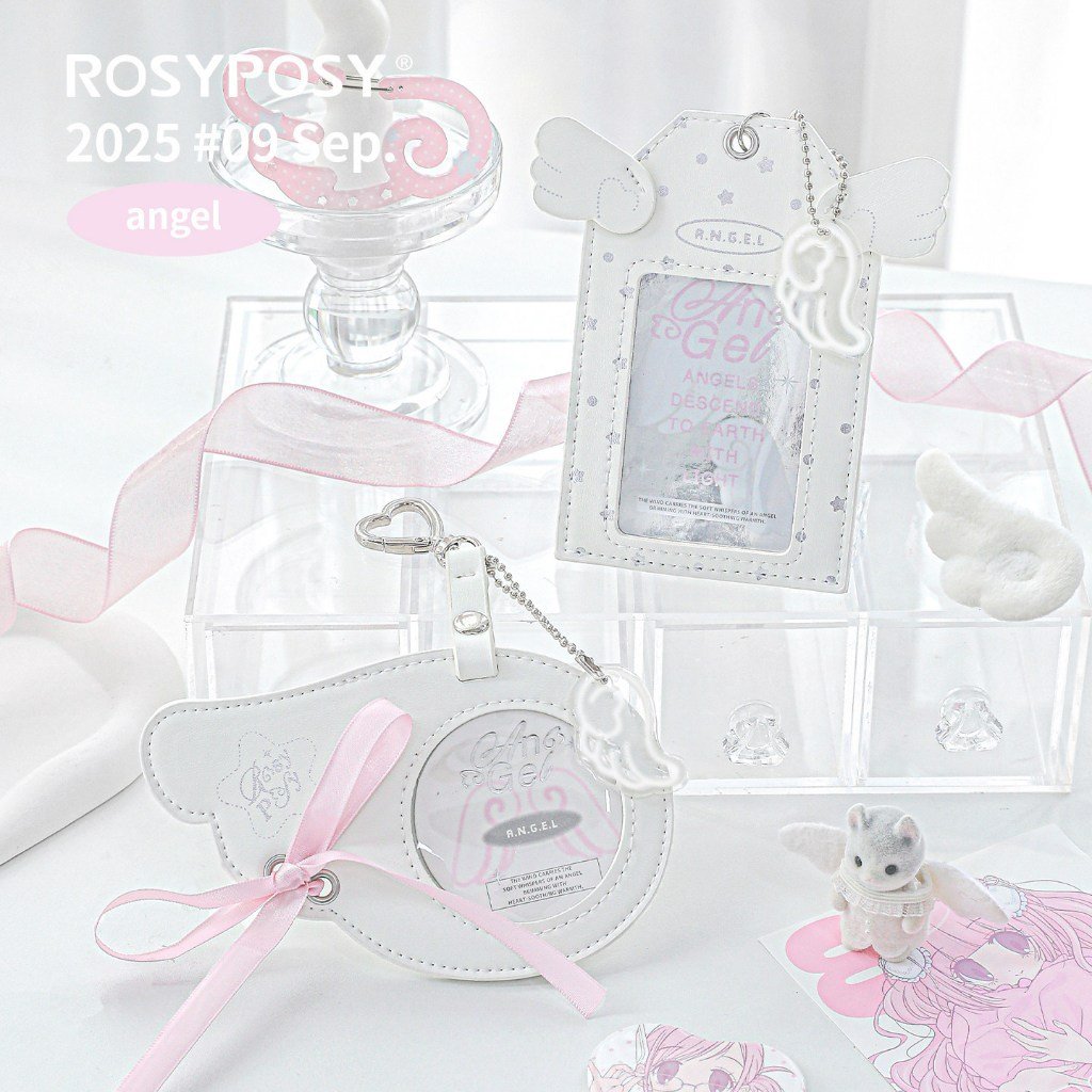 Angel Card Holder & Badge Holder Protective Case ID Card Sleeve Kawaii INS Style Fan Gift - Image 2
