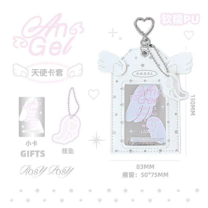 Angel Card Holder & Badge Holder Protective Case ID Card Sleeve Kawaii INS Style Fan Gift - Image 10