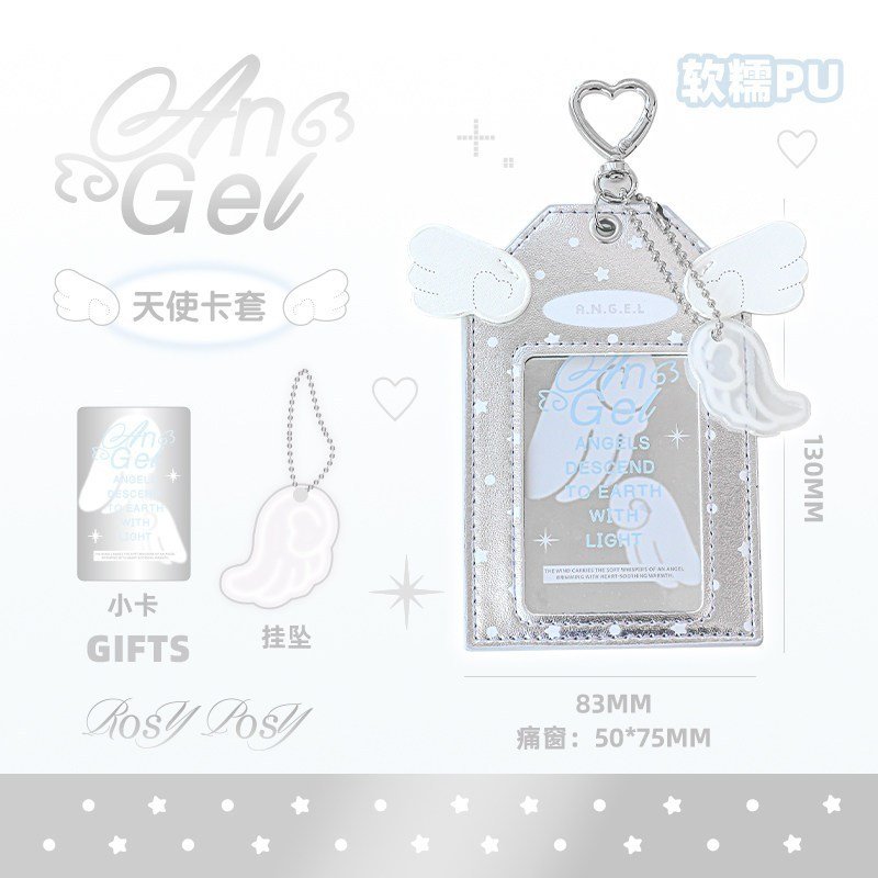 Angel Card Holder & Badge Holder Protective Case ID Card Sleeve Kawaii INS Style Fan Gift - Image 11