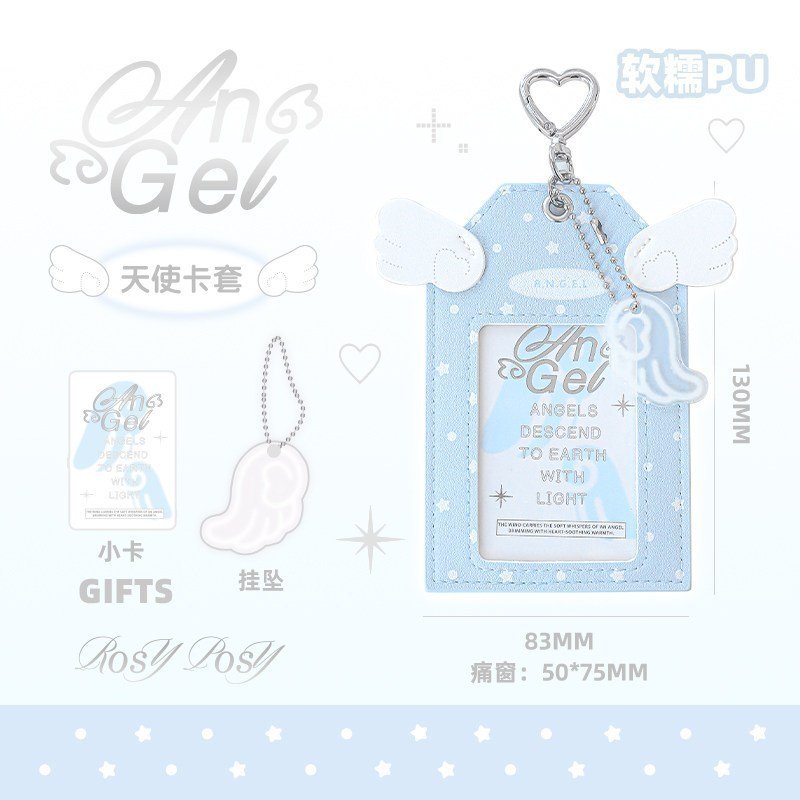 Angel Card Holder & Badge Holder Protective Case ID Card Sleeve Kawaii INS Style Fan Gift - Image 12