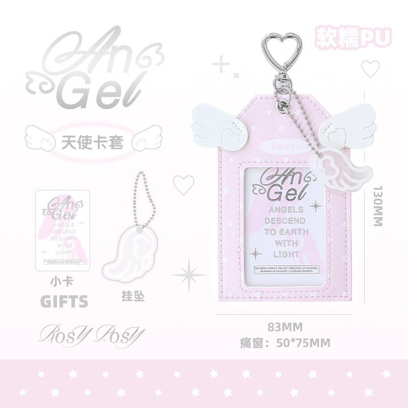 Angel Card Holder & Badge Holder Protective Case ID Card Sleeve Kawaii INS Style Fan Gift - Image 13