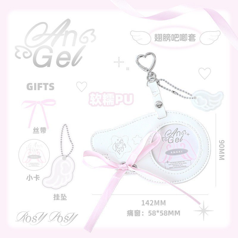 Angel Card Holder & Badge Holder Protective Case ID Card Sleeve Kawaii INS Style Fan Gift - Image 14
