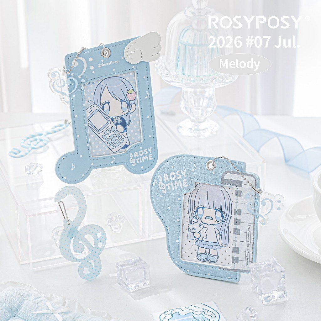 Piano Note Leather Photocard Holder Card Case ID Card Holder K-Style INS Aesthetic Fan Card & Photo Storage - Image 3