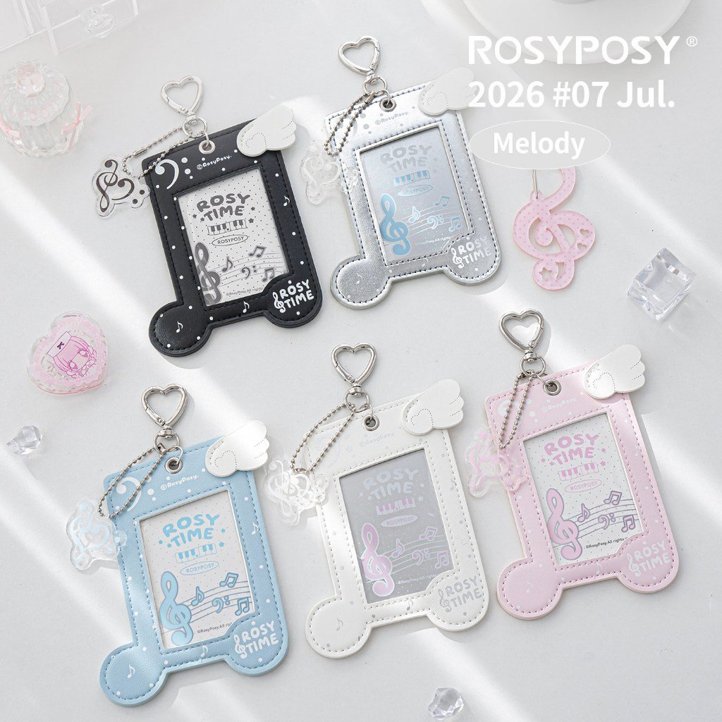 Piano Note Leather Photocard Holder Card Case ID Card Holder K-Style INS Aesthetic Fan Card & Photo Storage - Image 4